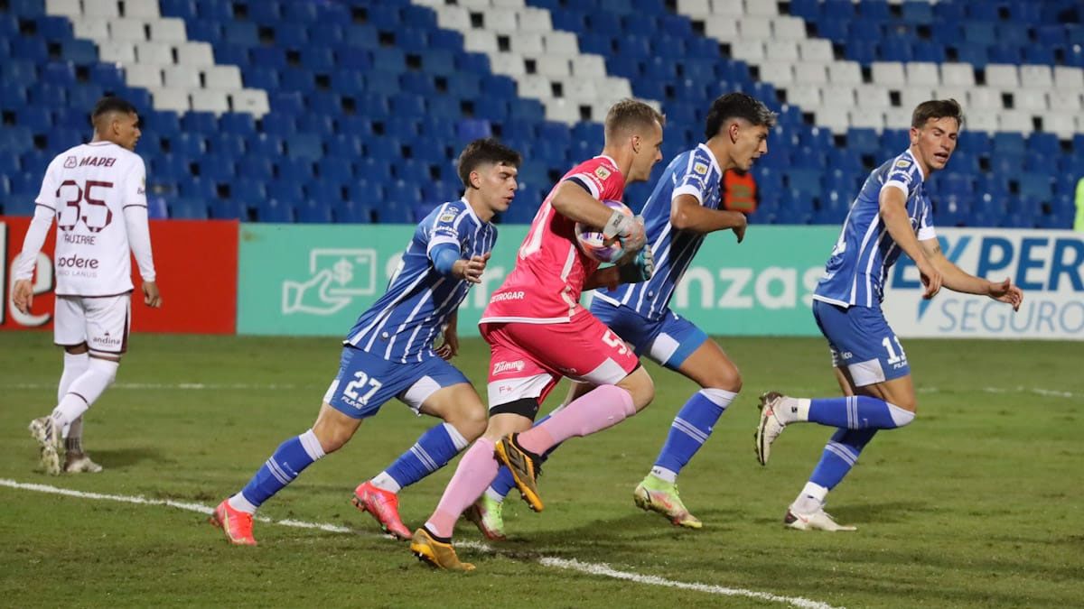 El Ruso Rodríguez le dio el empate a Godoy Cruz sobre la hora ante Lanús.