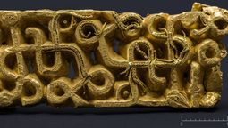 El intrincado diseño del descubrimiento revela que su dueño pertenecía a la nobleza de la época. Imagen: The History Blog