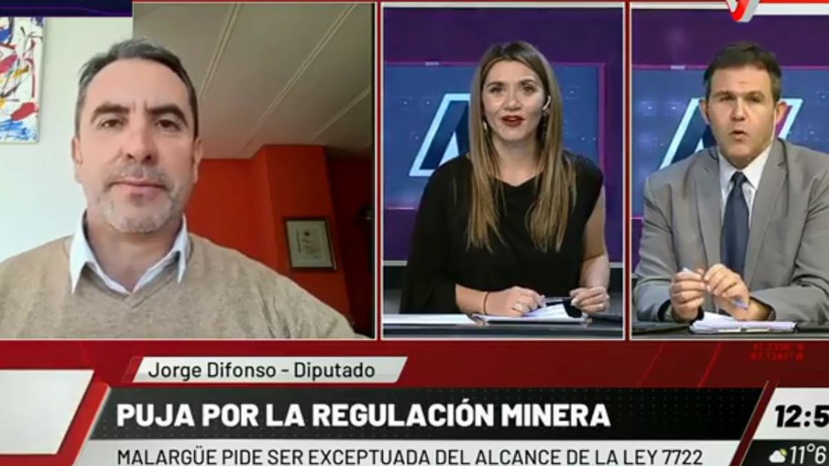 Jorge Difonso fue entrevistado en Canal 7 por Noelia Nieto y Sergio Suárez.