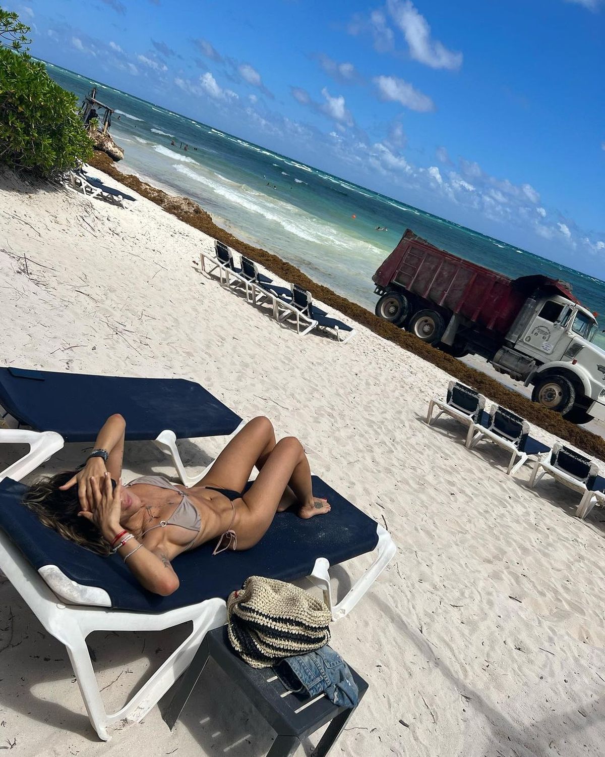 Las playas en las que descansó Jimena Barón son un verdadero paraíso.