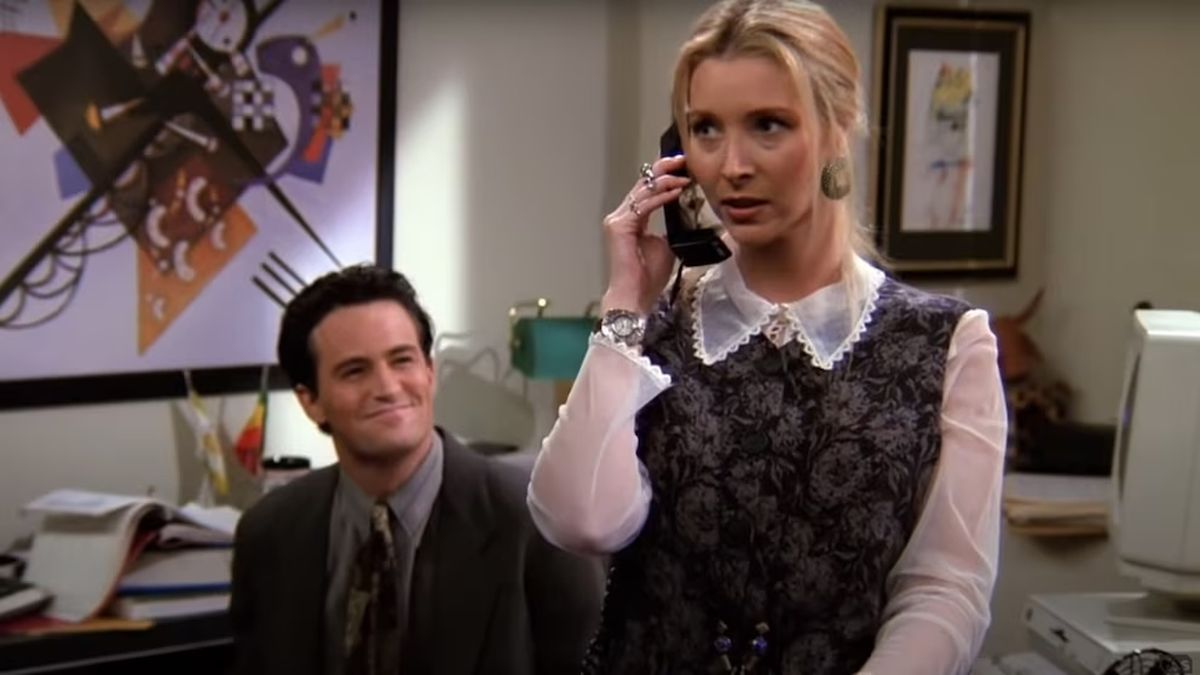 Chandler Bing y Phoebe Buffay, sus nombres en la serie Friends. Chandler Bing y Phoebe Buffay, sus nombres en la serie Friends.