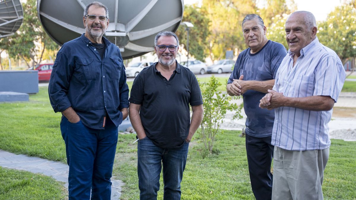 Luis Mesa, Willy Ferrer, Carlos Roldán y Alberto Godoy.