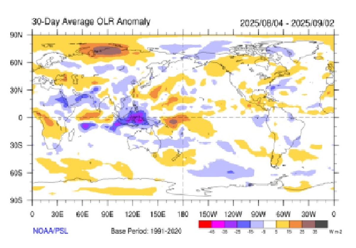 El valor promedio de todos los modelospara dicho trimestre es de -0.3°C, lo cual corresponde acondiciones neutrales