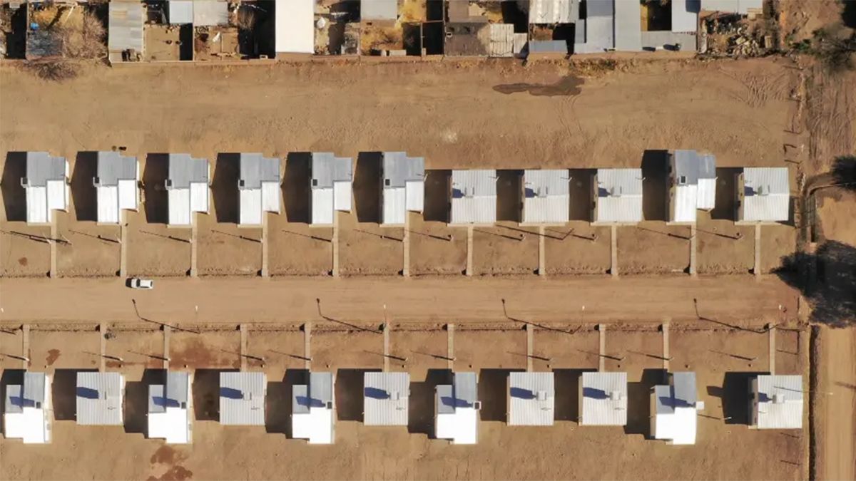 Las nuevas viviendas en San Rafael. 