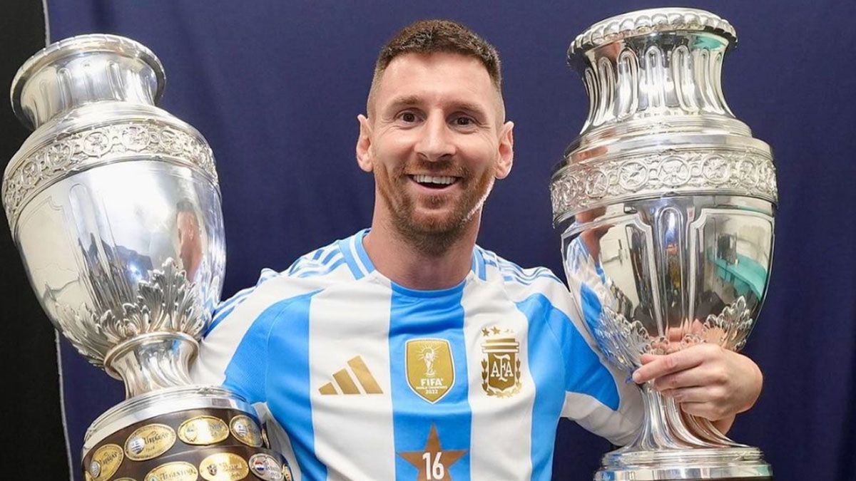Messi bicampeón de América. Messi bicampeón de América.
