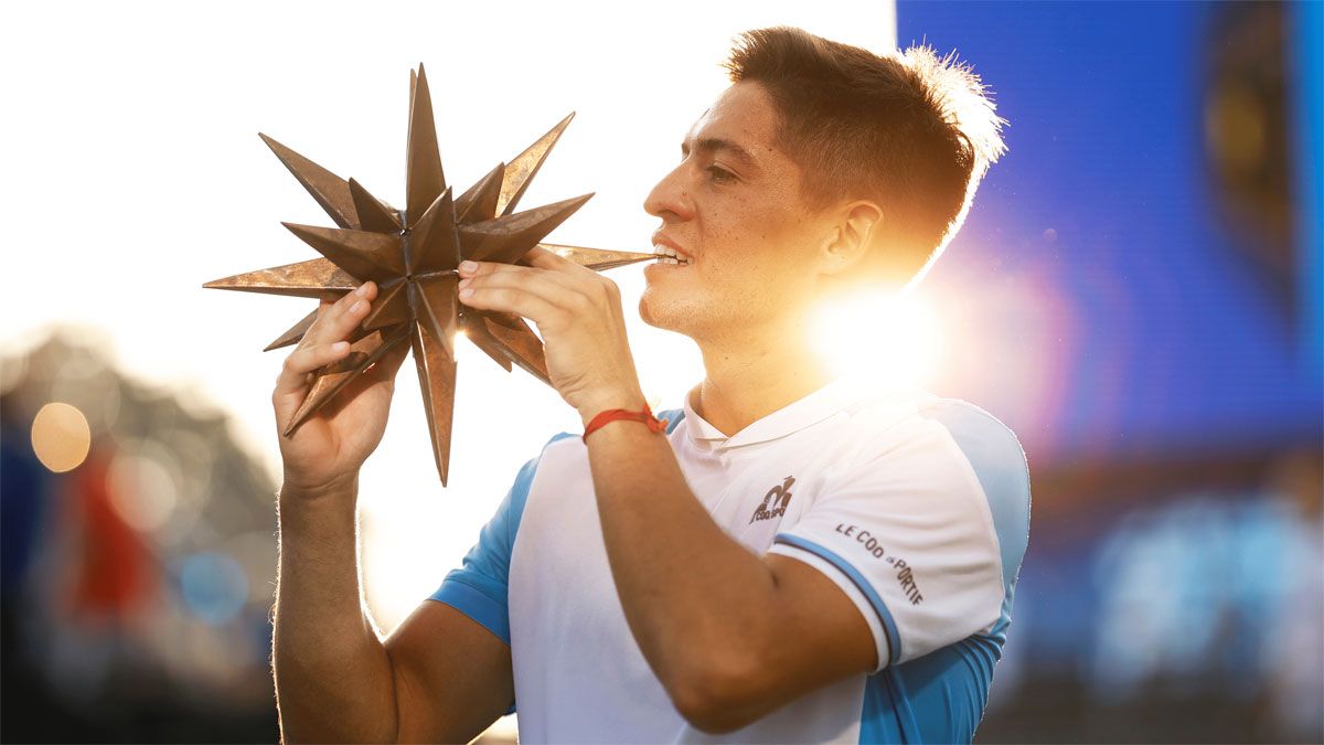 Sebastián Báez se coronó como el mejor en Winston Salem.