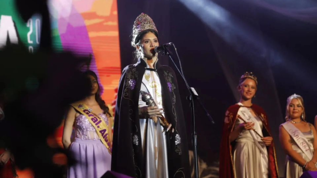 La joven de 22 años representó al distrito San Pedro del Atuel y estará en la Fiesta Nacional de la Vendimia.