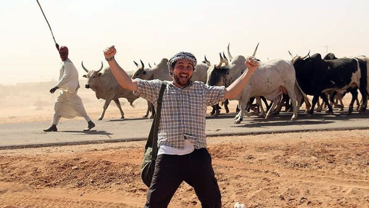 El autor atravesó el Sahara en 2014.