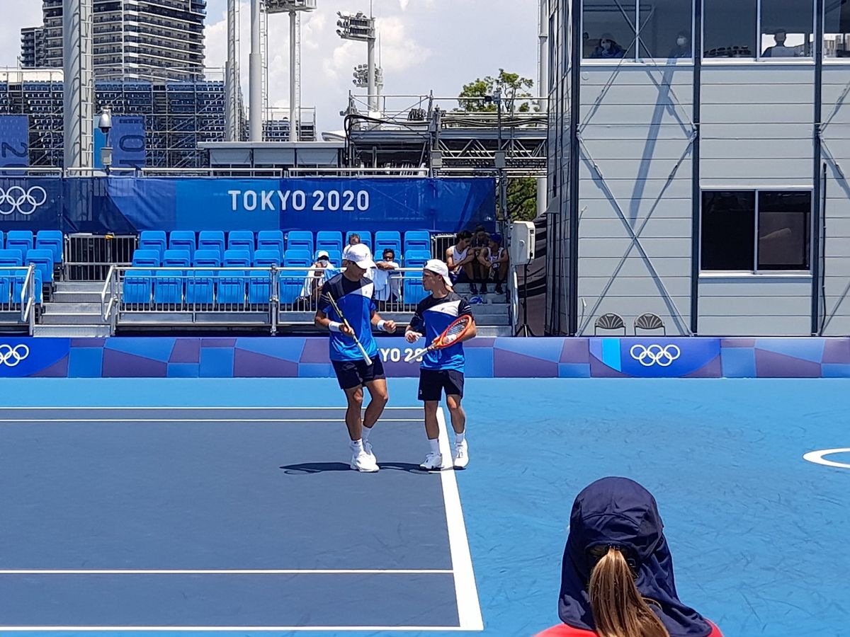Diego Schwartzman y Facundo Bagnis cayeron en el debut en los Juegos Ol&iacute;mpicos 2021.