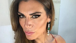 ¡Brutal! El look de Florencia de la V se robó las miradas en la gala de Margarita Barrientos