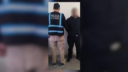 El hombre que fue detenido tras cometer los robos.