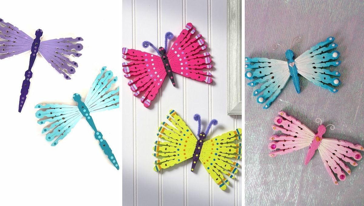 Reciclaje broches de madera. Reciclaje broches de madera.