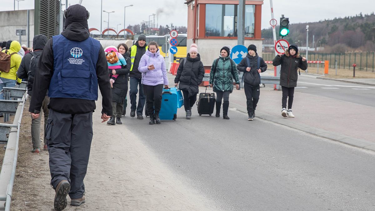Guerra Rusia - Ucrania: Cascos Blancos brinda asistencia permanentea los refugiados.