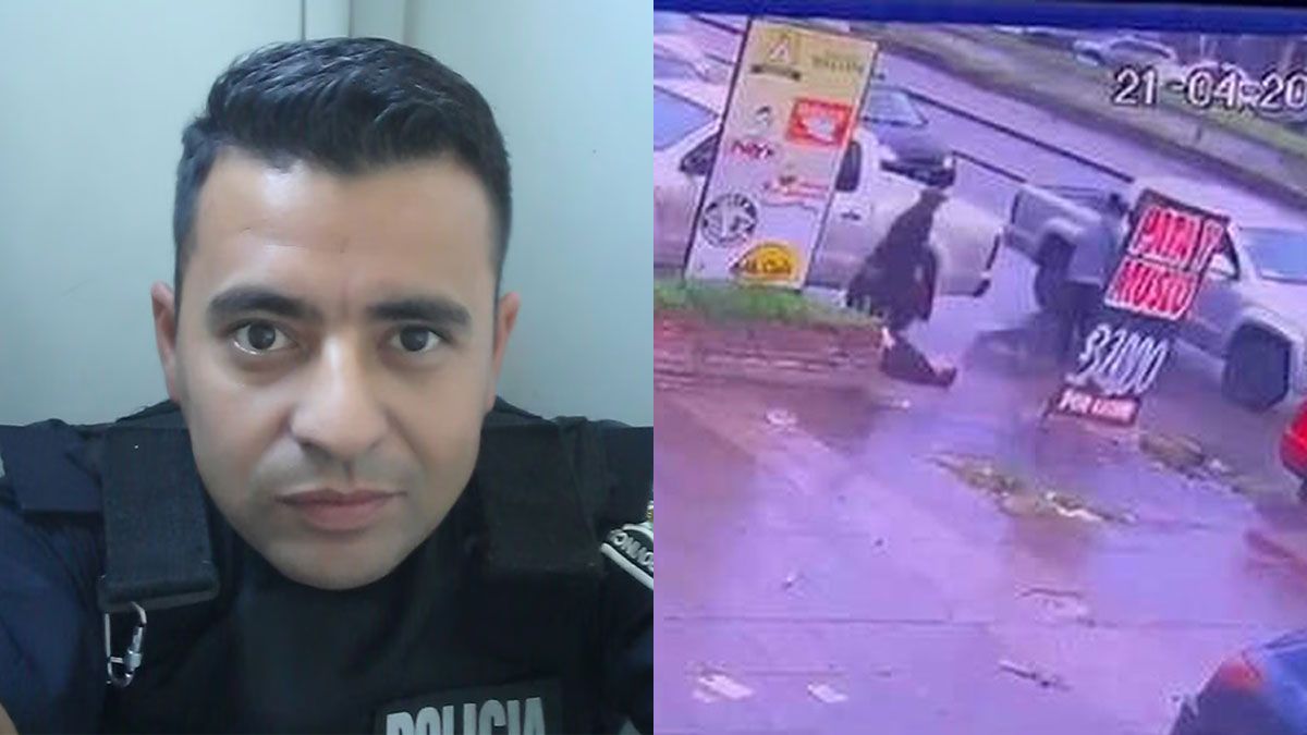 El policía asesinato estaba trabajando cuando fue reducido por delincuentes y asesinado de un disparo.