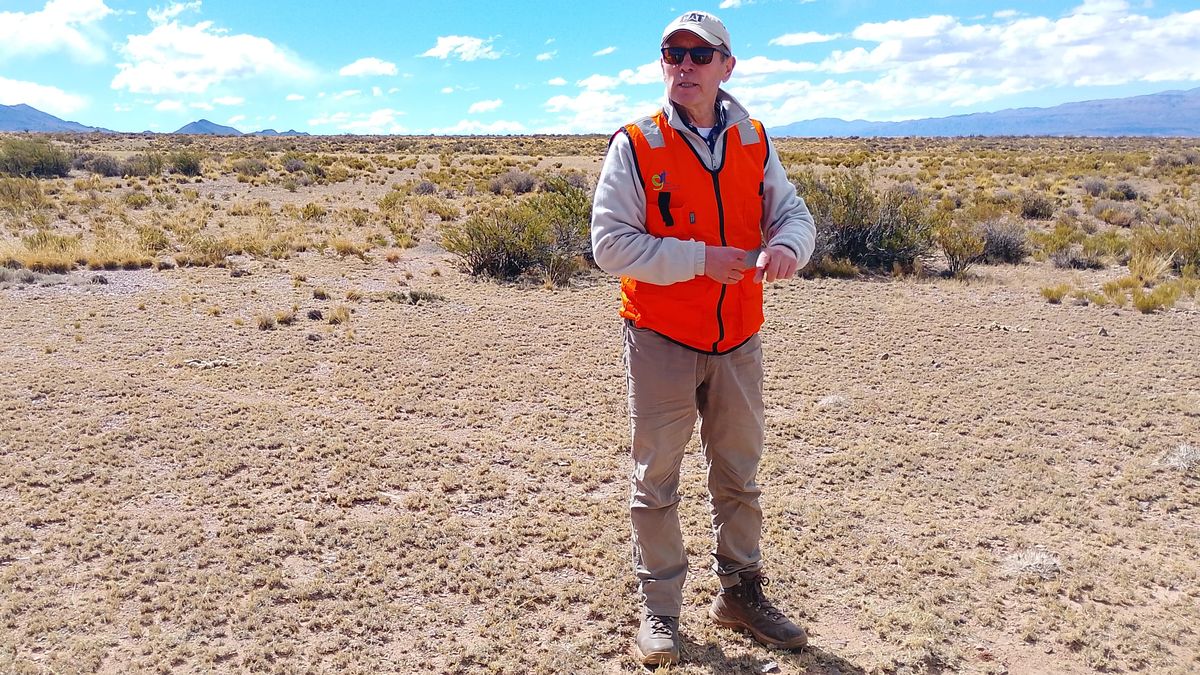 Mario Cuello, de GT Ingeniería, en PSJ Cobre Mendocino. Mario Cuello, de GT Ingeniería, en PSJ Cobre Mendocino.