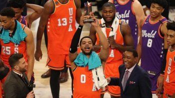 Lujos, volcadas y triples en el comienzo del fin de semana de la estrellas de la NBA