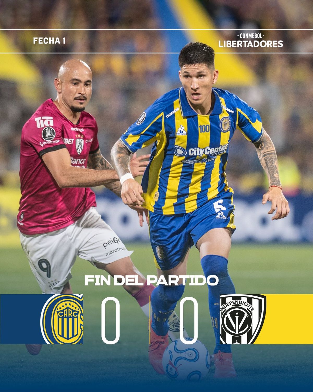 Rosario Central empat&oacute; con Independiente del Valle en su estreno continental.