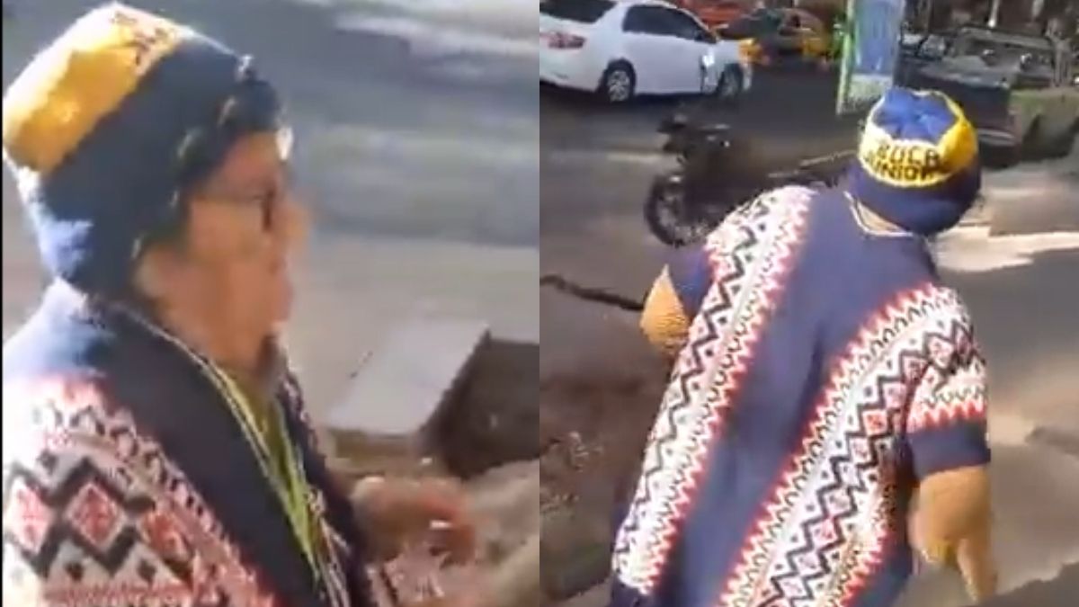 La abuela de Mendoza que revolucionó las calles con su particular gorro