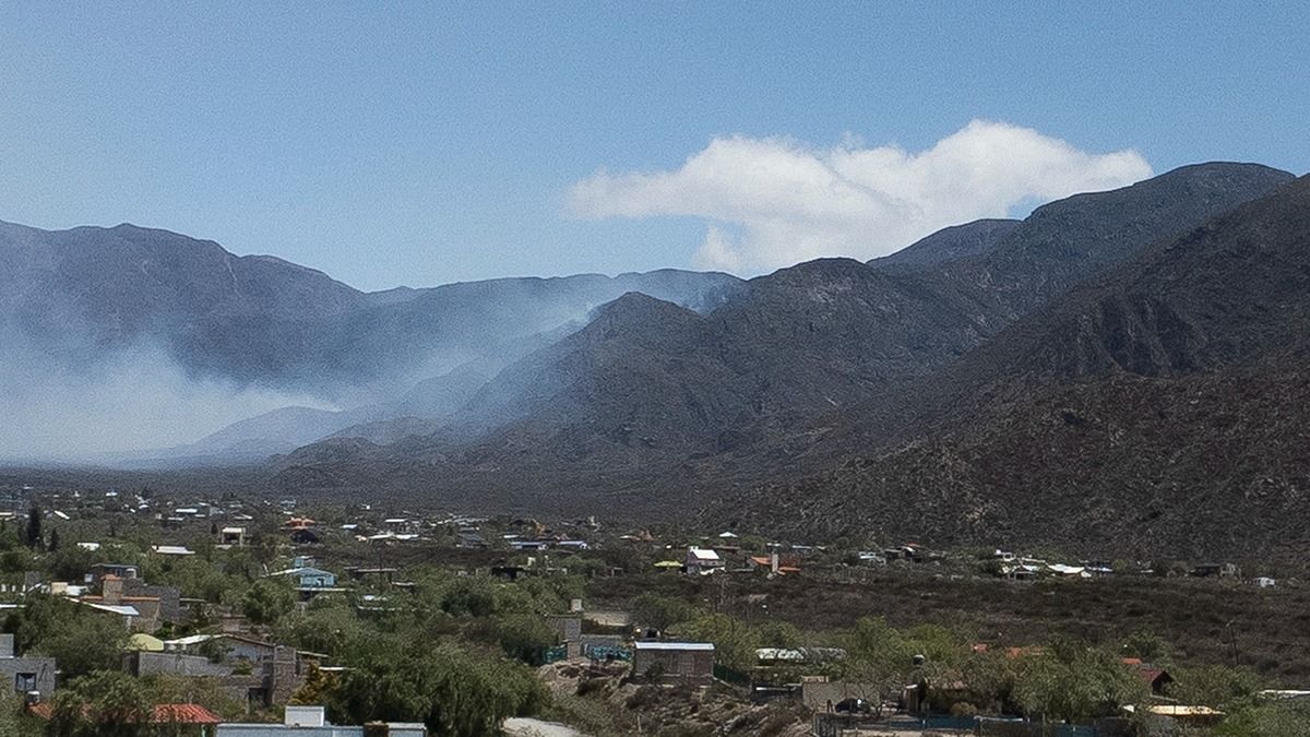 El humo se hizo notar todo el domingo y parte del lunes.