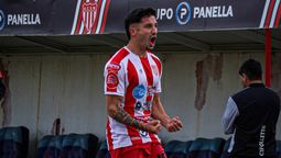 Juan José Almeida marcó su primer gol con la camiseta del Atlético Club San Martín ante Cipolletti.