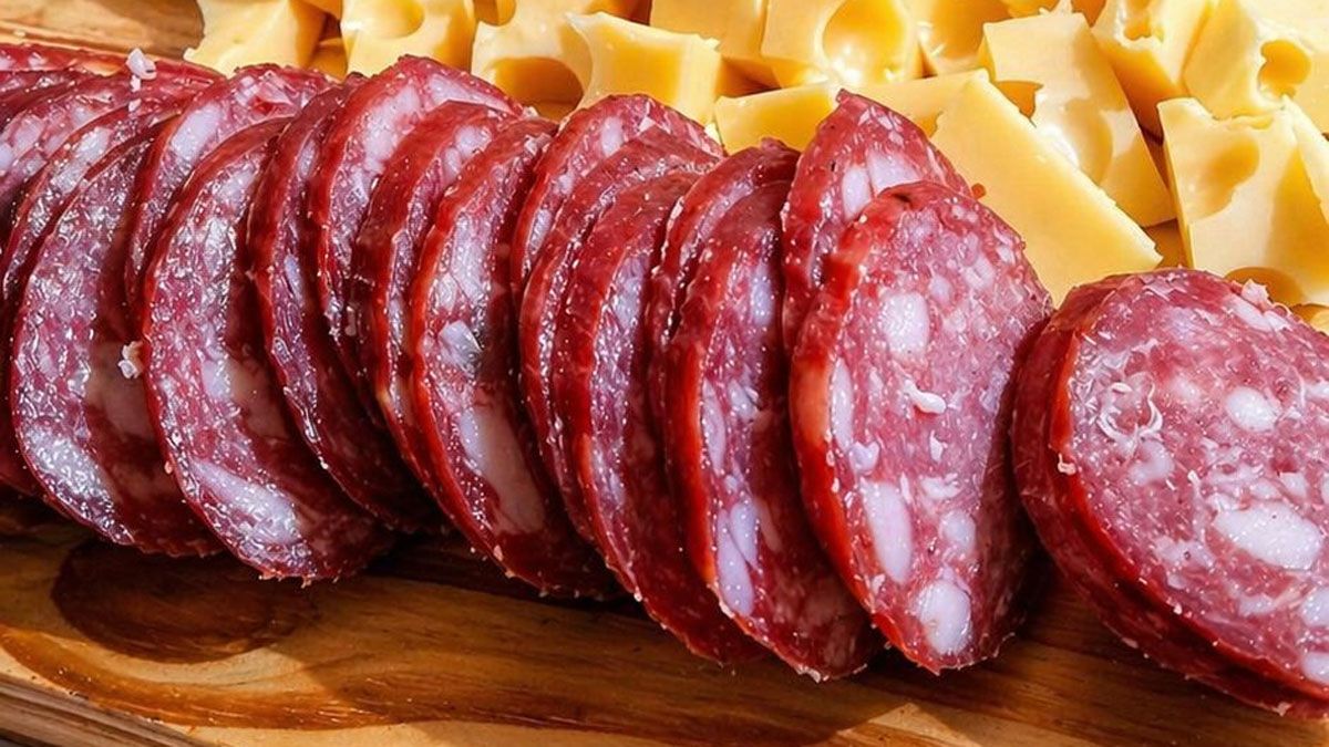 La receta de salamín casero se puede hacer en casa, en sus dos variantes: picado fino o picado grueso.