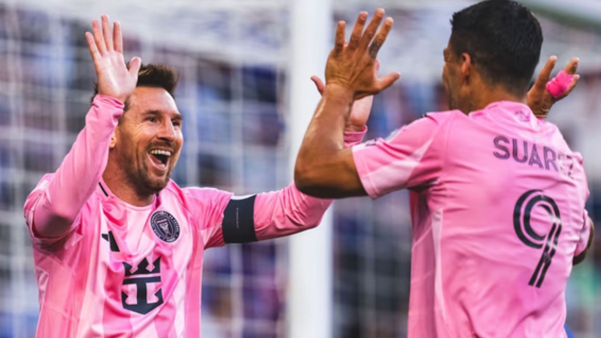 Lionel Messi marcó dos goles en la victoria del Inter Miami.&nbsp;