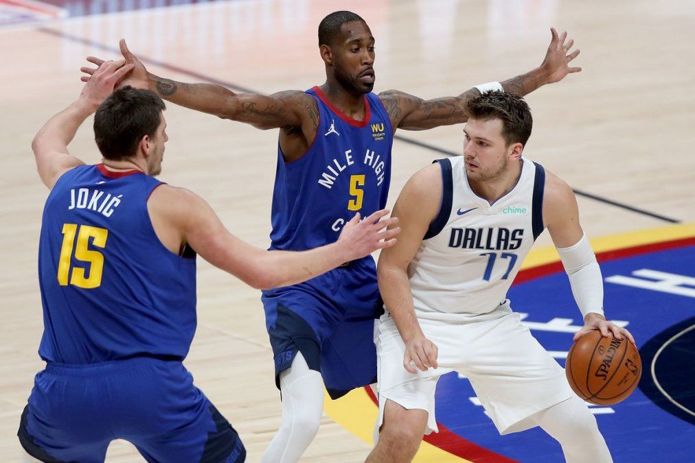 Sin Campazzo enfrente, Luka Doncic brilló y marcó 38 puntos.