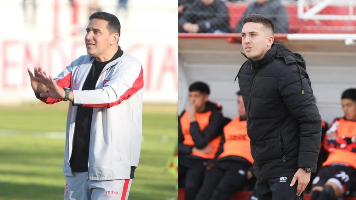 Alexis Ferrero y Abdo Alí, los entrenadores del Atlético San Martín y Huracán Las Heras, se volverán a enfrentar.