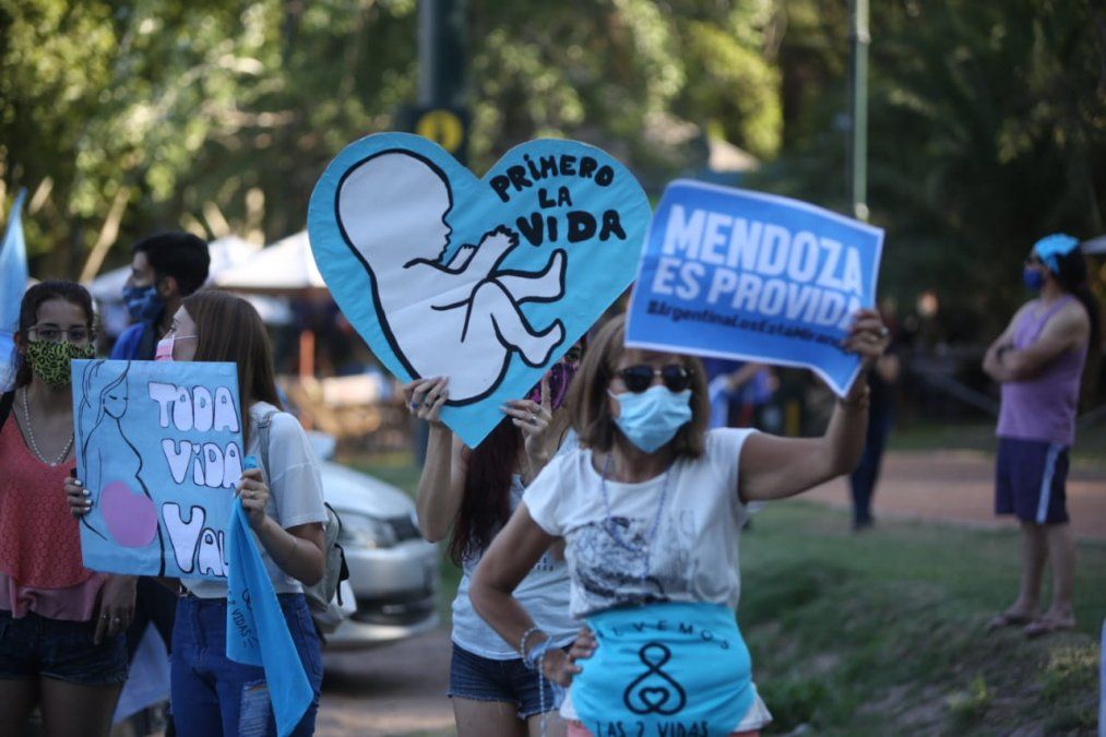 En imágenes así fue la marcha provida en Mendoza