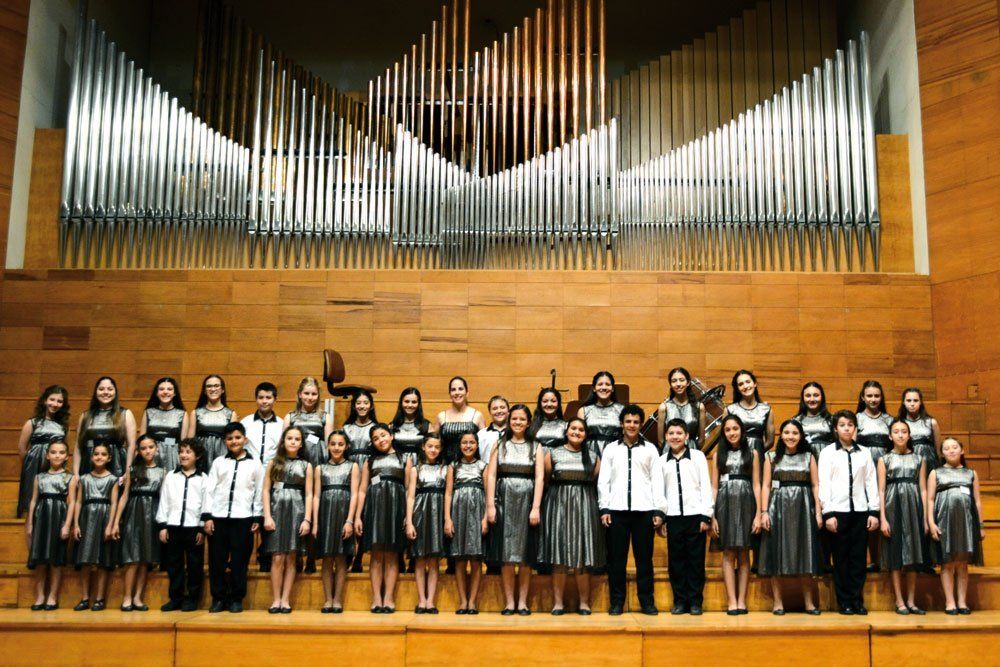 El Coro de Niños Cantores de Mendoza.