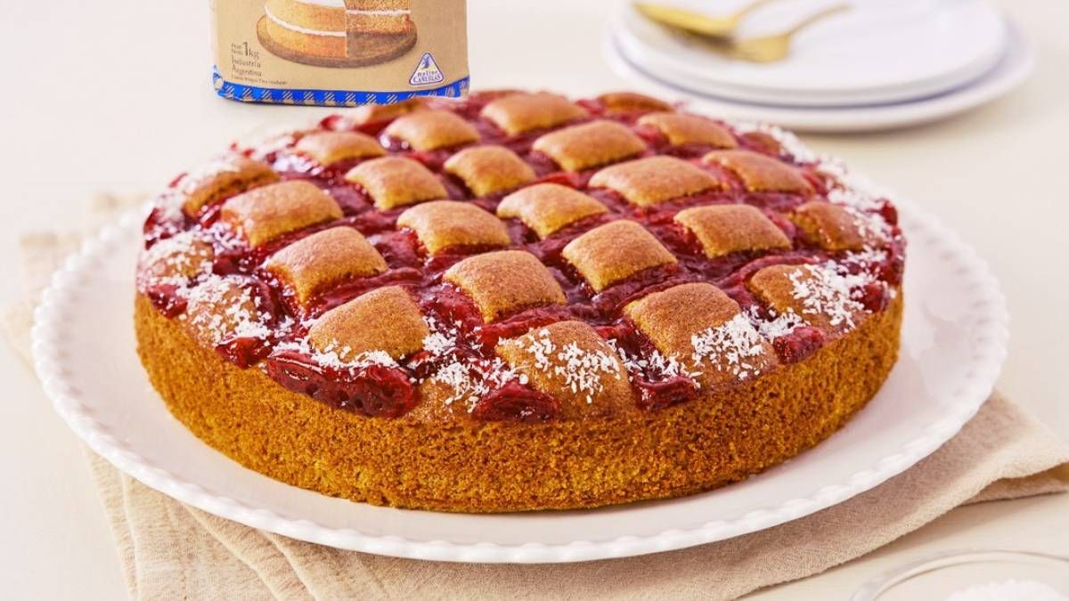 Recetas: bizcochuelo de membrillo. Foto: Instagram/@harinaspureza.