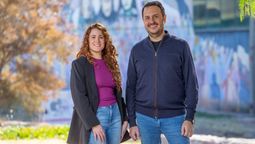 Candidatos del PTS para el FIT: Micaela Blanco Monoli y Lautaro Jimenez.