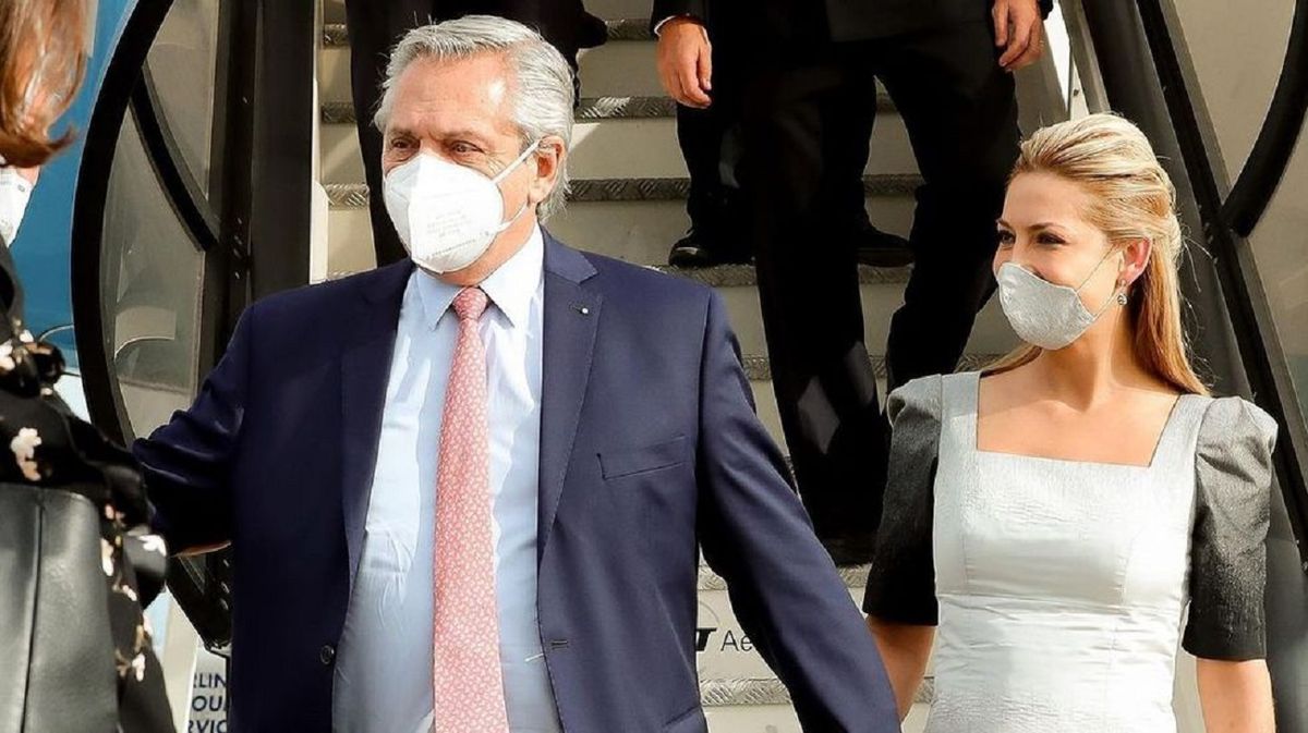 Alberto Fernandez y Fabiola Yáñez.