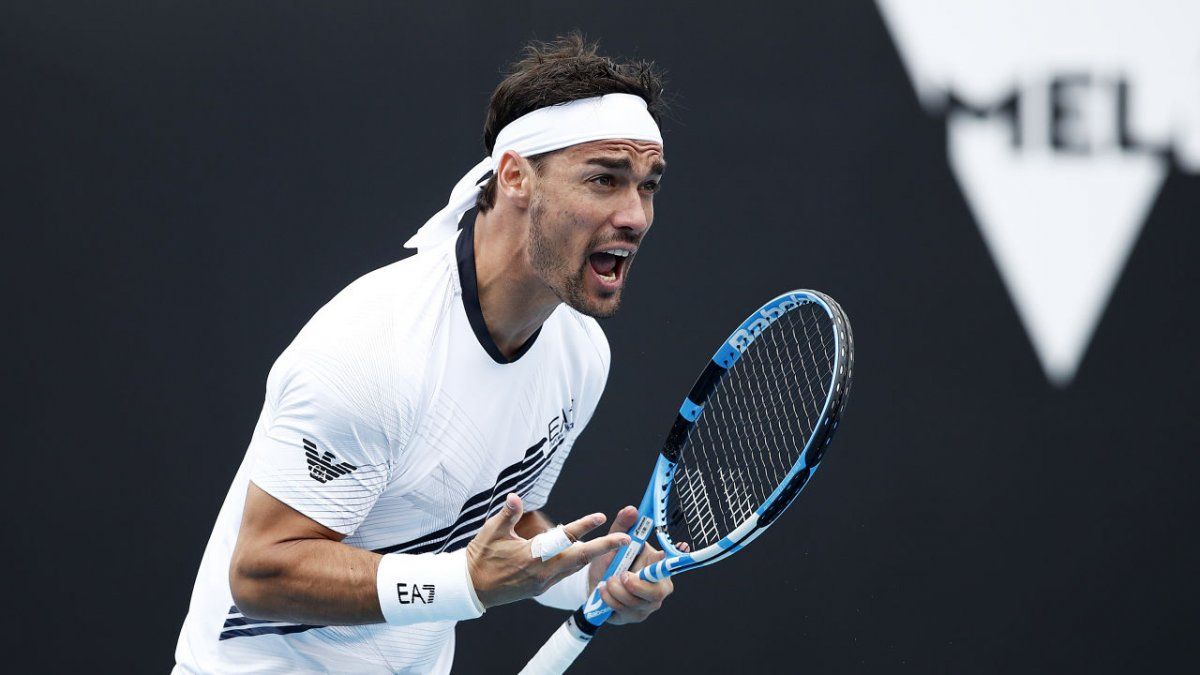 Fabio Fognini dio positivo de coronavirus.