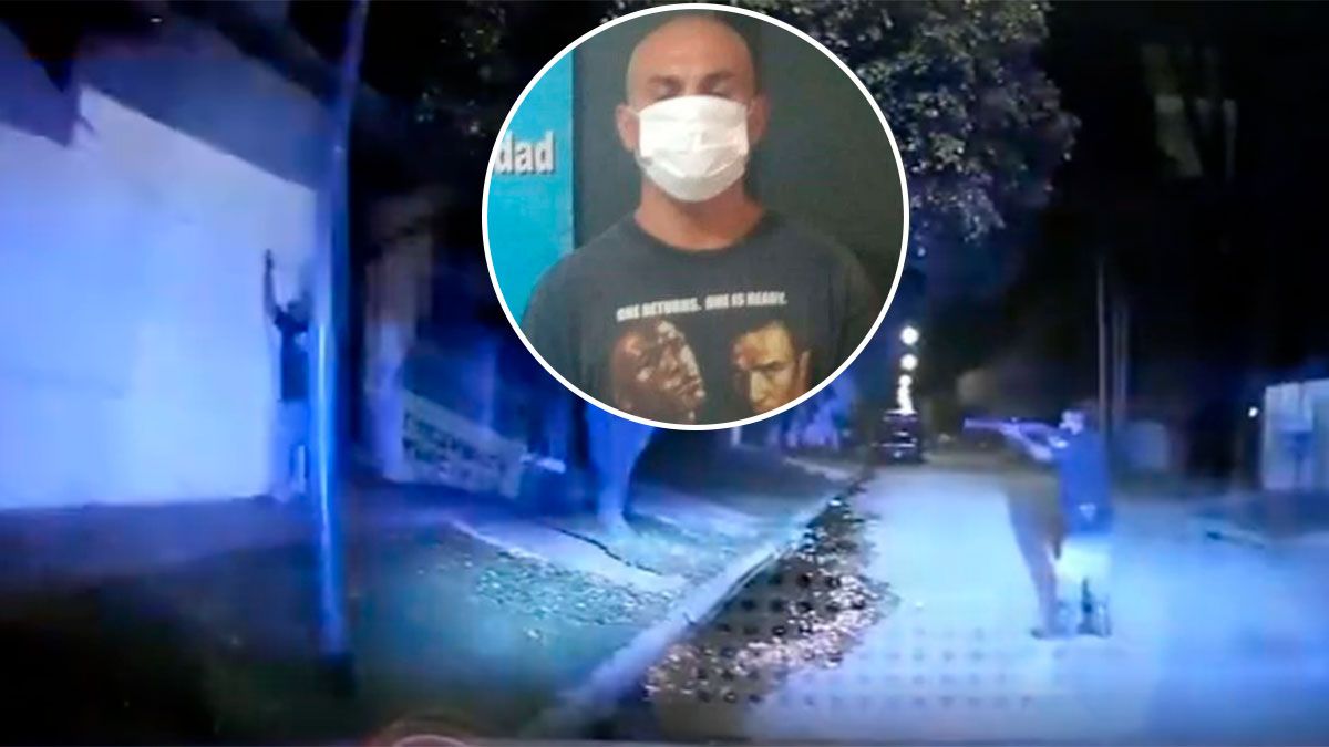 Según indicó la mujer, el ex deportista de 45 años la amenazó de muerte con un arma de fuego.