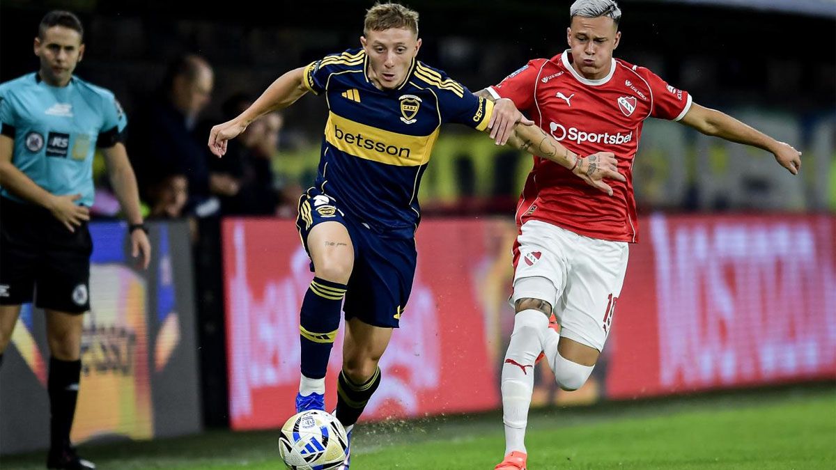 Boca, con un equipo alternativo, empata con Independiente en La Bombonera