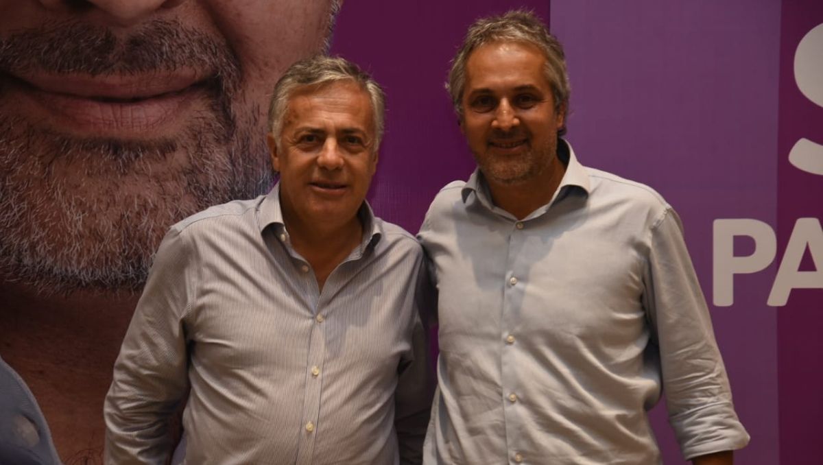 Silvio Pannocchia junto a Alfredo Cornejo.