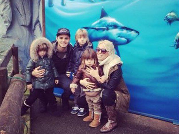 Las fotos de Mauro Icardi fue con Wanda Nara y sus hijos en plena diversión