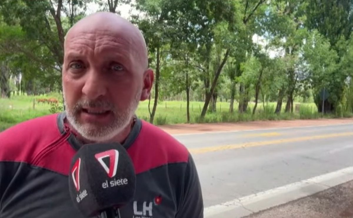 Pablo Tijeras, de la Guardia Urbana Municipal de Las Heras. Pablo Tijeras, de la Guardia Urbana Municipal de Las Heras.