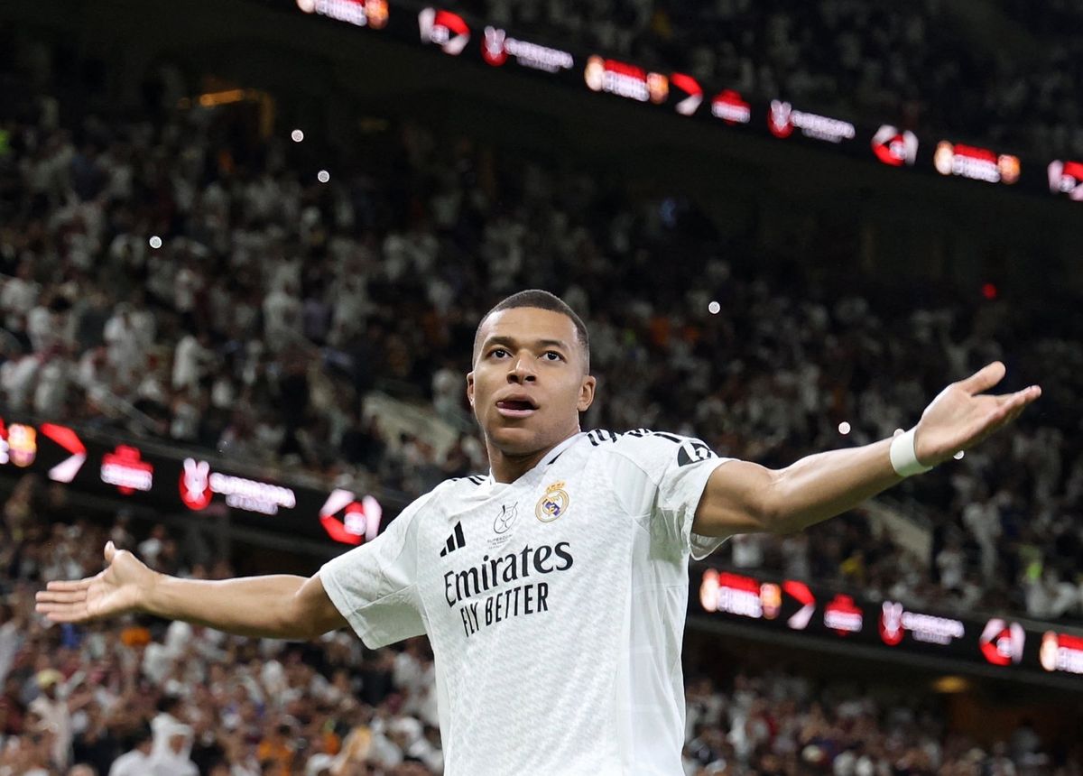 Mbappé marcó para el Real Madrid. Mbappé marcó para el Real Madrid. 