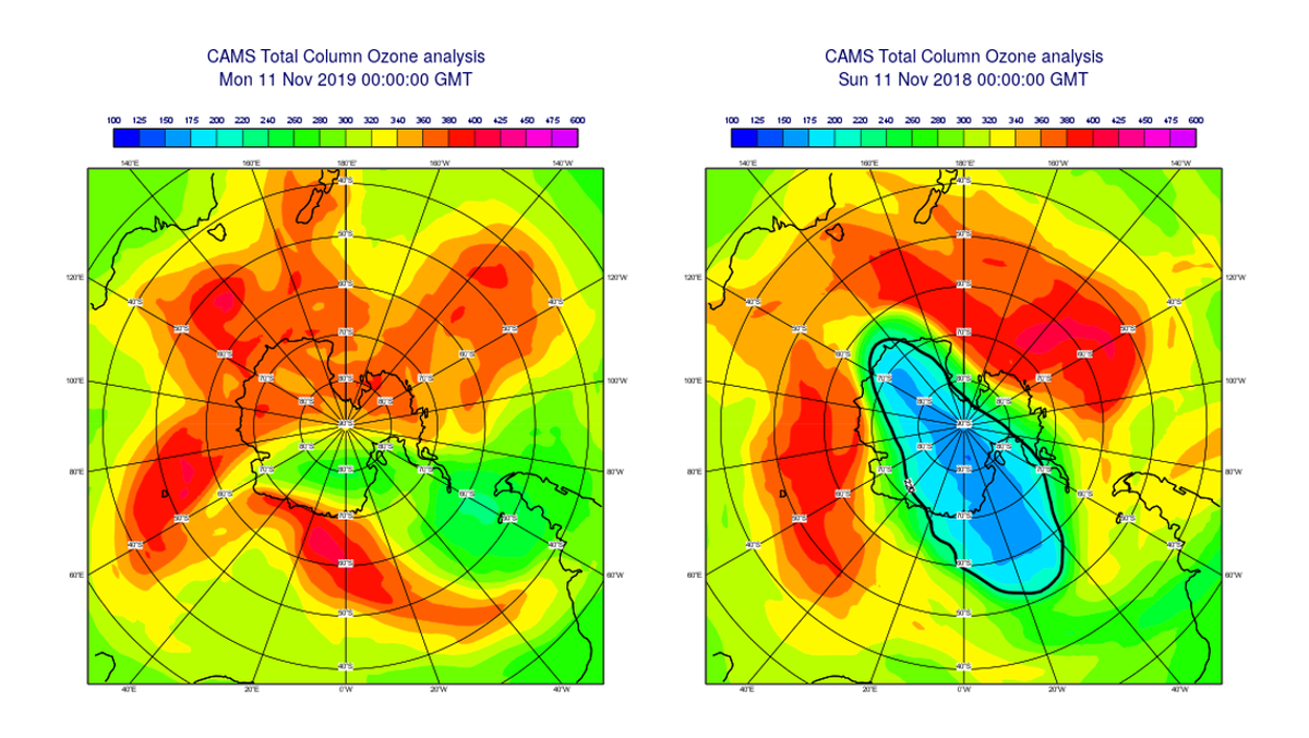 Finalmente, la capa de ozono ha logrado cerrarse antes de lo esperado. Finalmente, la capa de ozono ha logrado cerrarse antes de lo esperado.