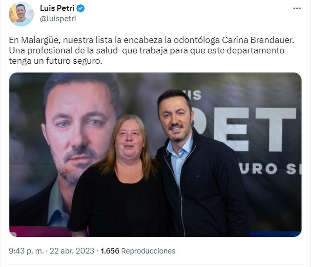 Brandauer junto a Luis Petri. Brandauer junto a Luis Petri.