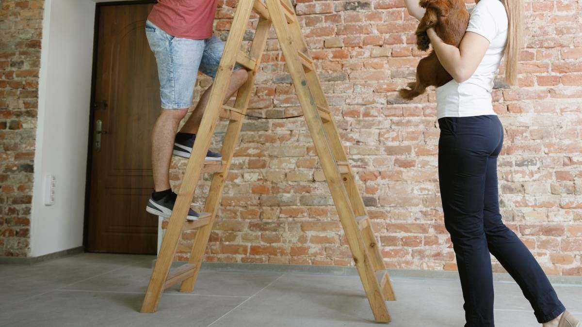 Reciclar una escalera de madera