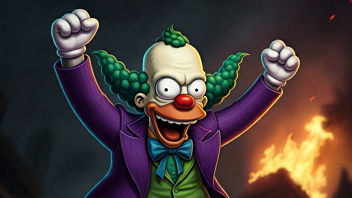 Los Simpsons como personajes de DC según la Inteligencia Artificial.
