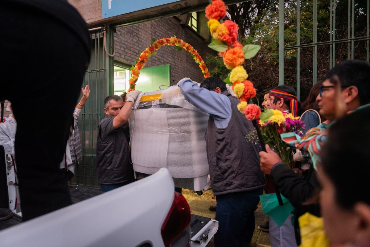 El traslado se concretó este sábado durante la madrugada. El traslado se concretó este sábado durante la madrugada.