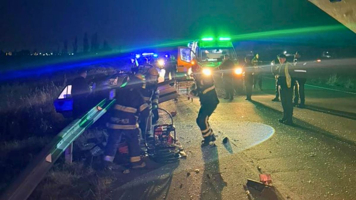 El accidente generó un importante operativo en esa zona de la Ruta Nacional 7.