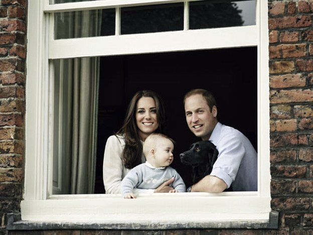 Nueva foto del Príncipe Jorge con sus padres