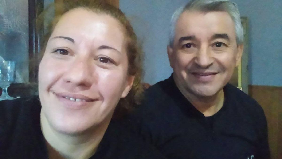 Ivana Molina y el imputado Díaz. Ivana Molina y el imputado Díaz.