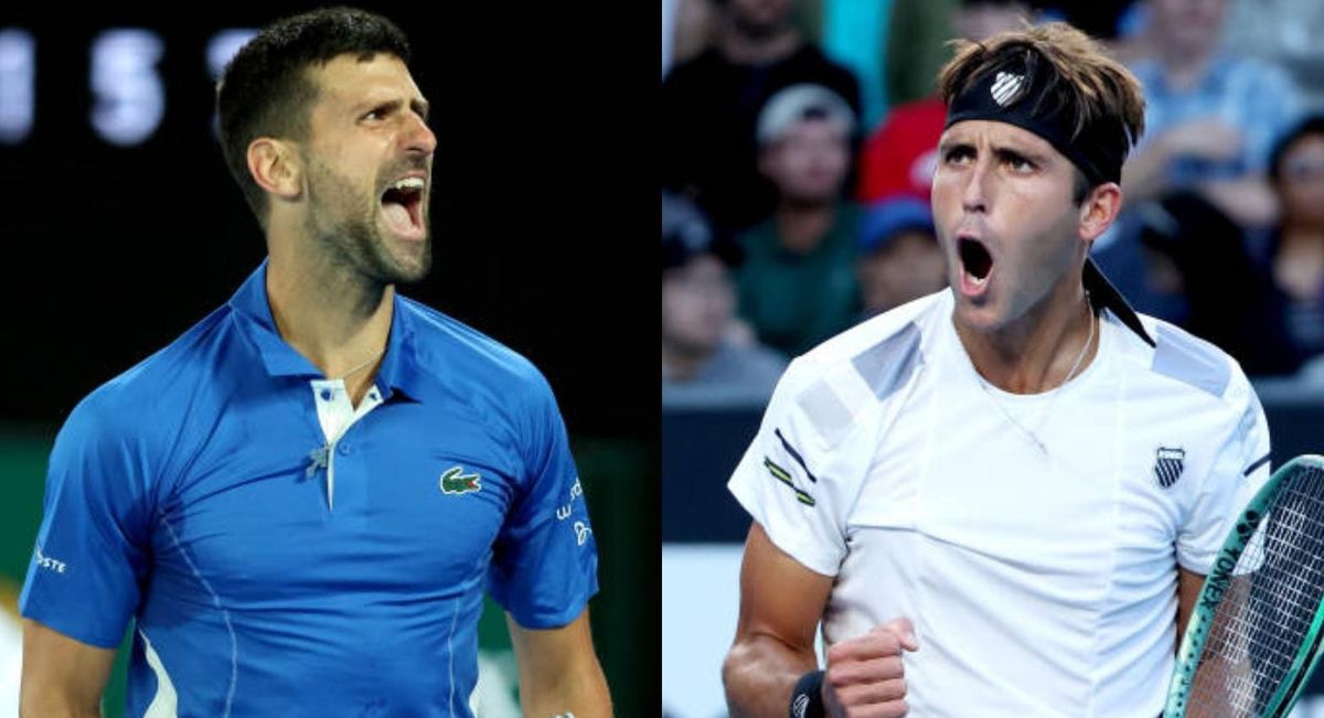 Djokovic y Etcheverry se cruzarán en Melbourne