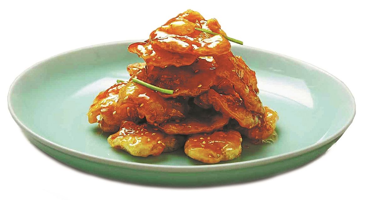 El Guobaorou es un plato popular en el noreste de China. PARA USO DE CHINA DAILY El Guobaorou es un plato popular en el noreste de China. PARA USO DE CHINA DAILY